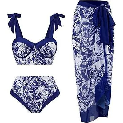 2 Pieces Swim Set And Cover Ups