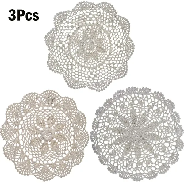 3-Pieces Pottery Lace Mold