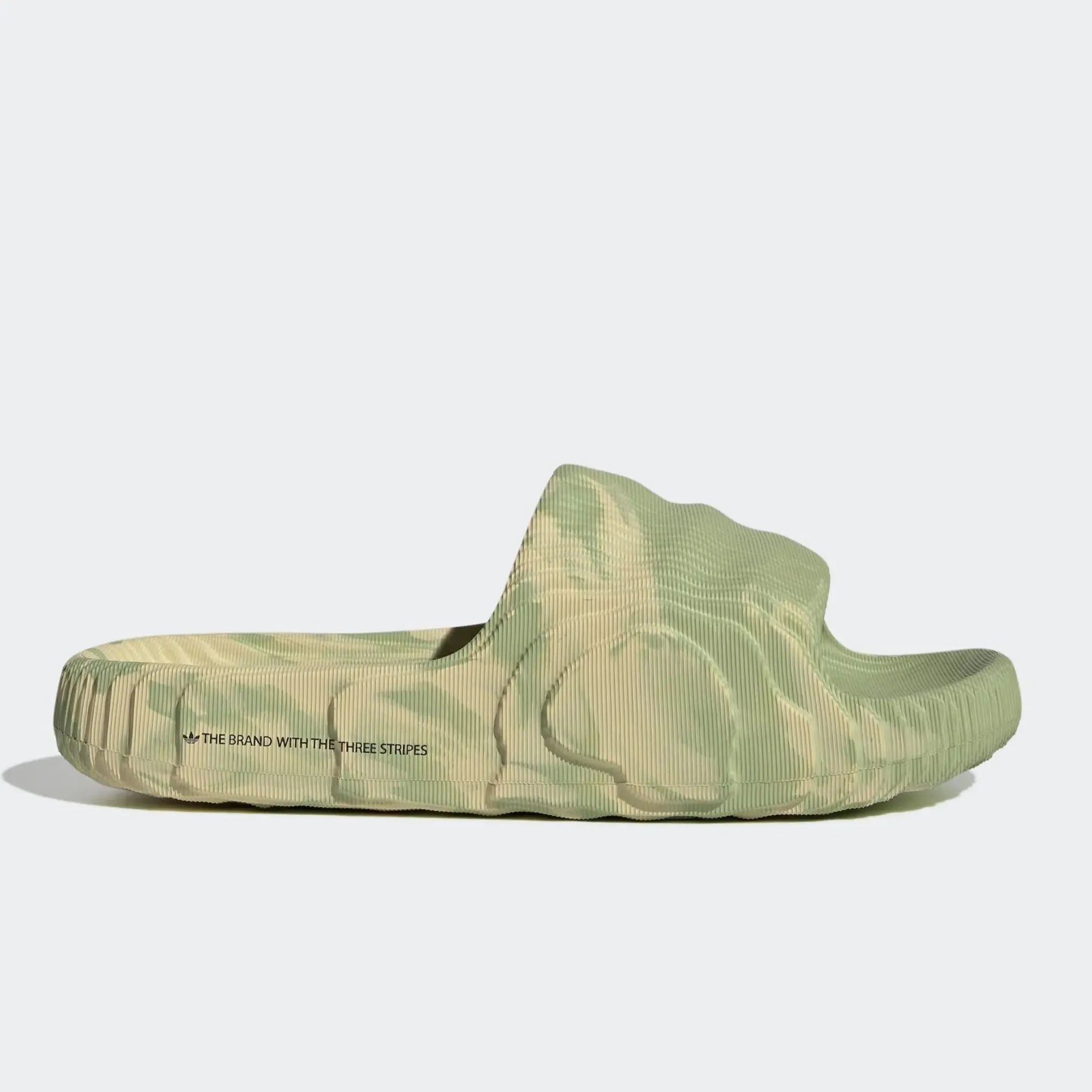 Adidas Adilette 22 Slides 'Magic Lime Desert Sand'