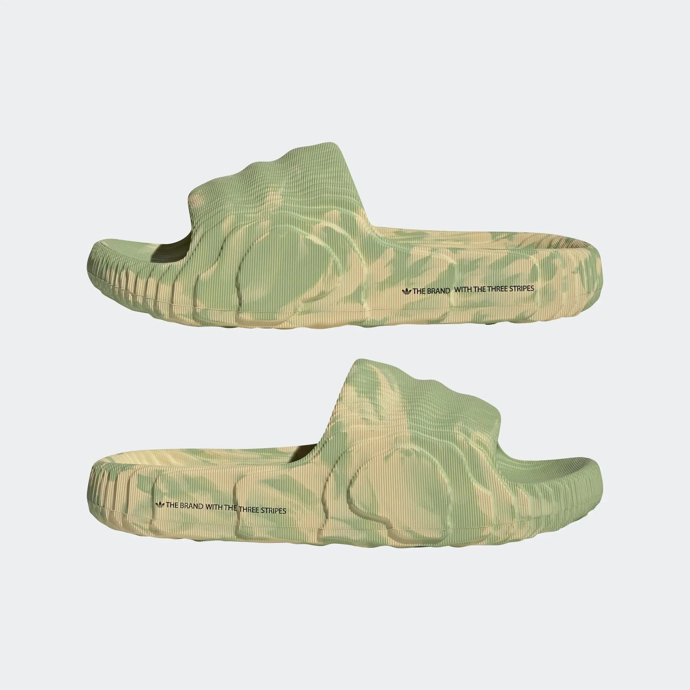 Adidas Adilette 22 Slides 'Magic Lime Desert Sand'