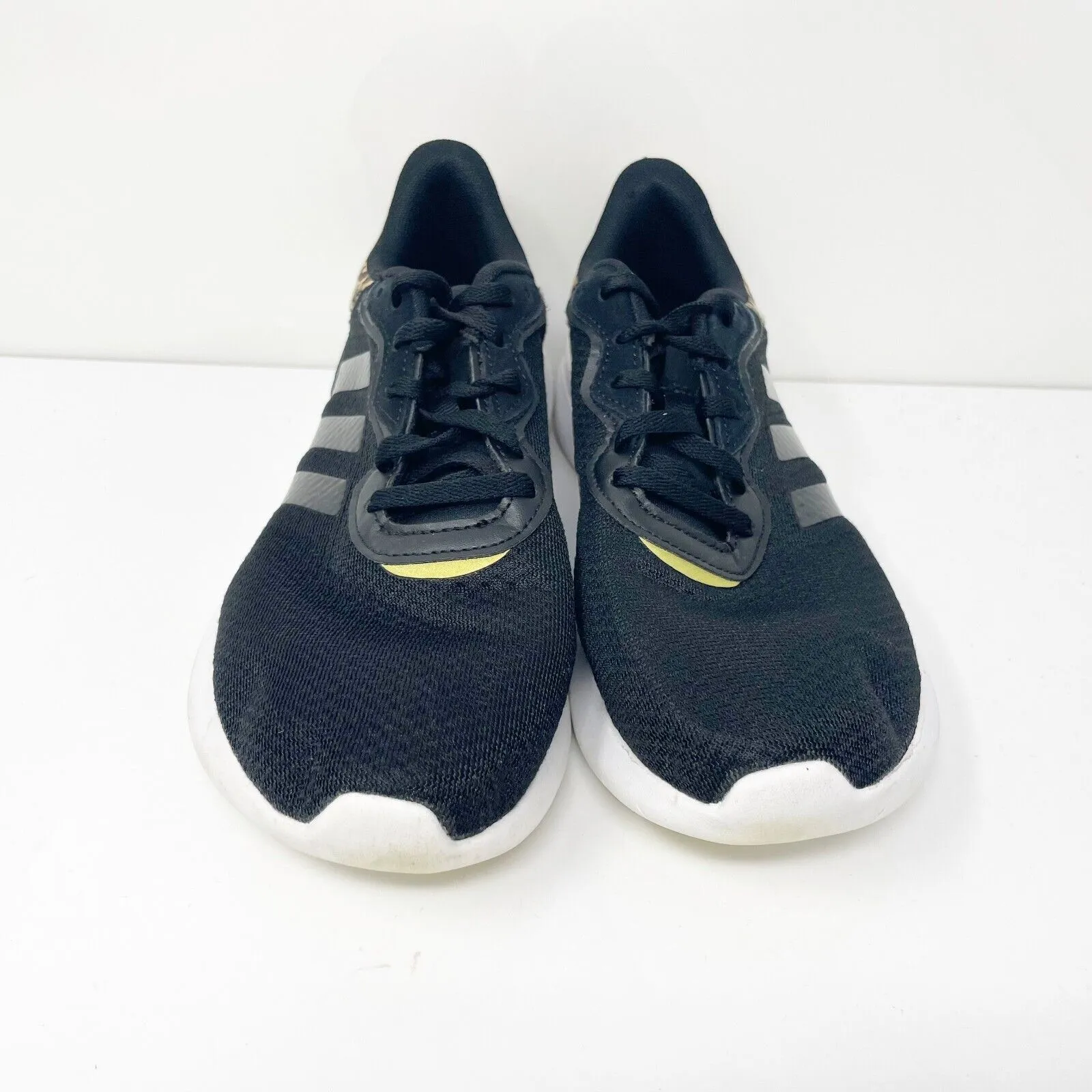 Adidas Womens QT Racer 3.0 GW1440 Black Running Shoes Sneakers Size 8