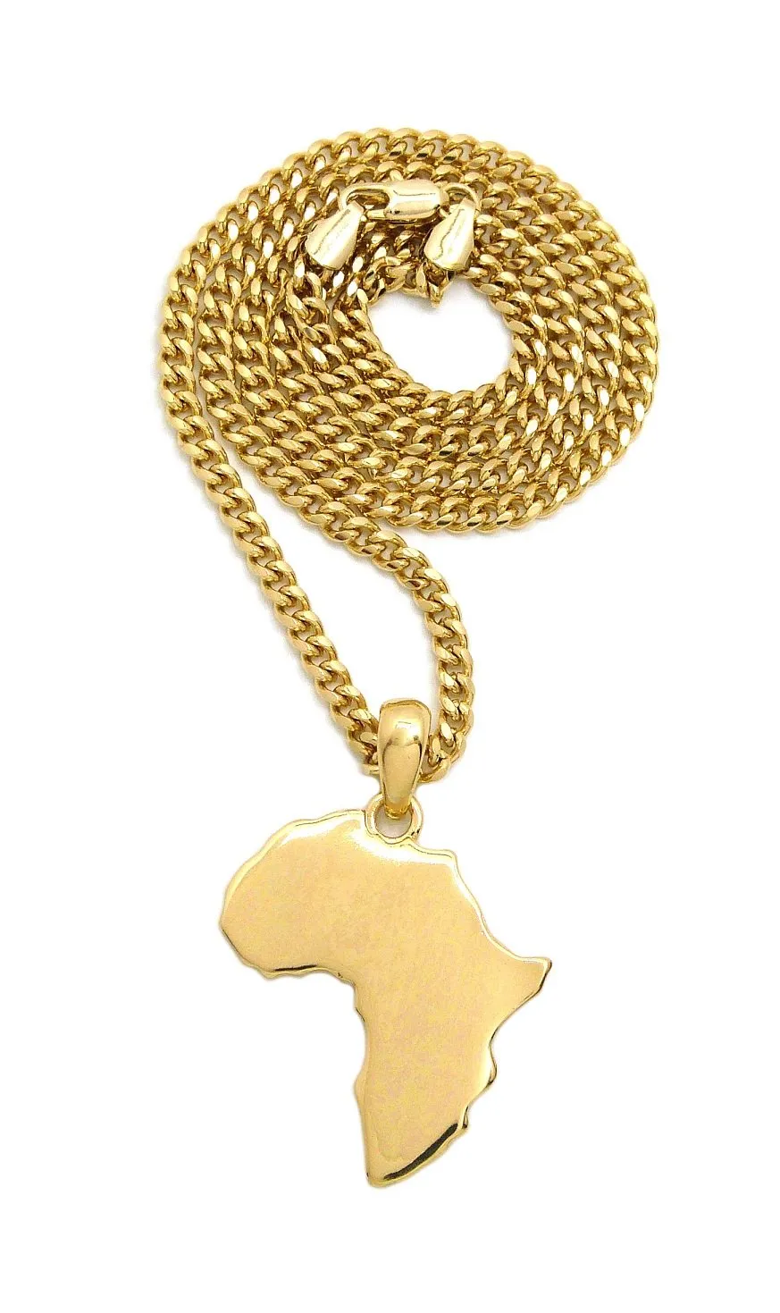 Africa Flat-Small (Gold)