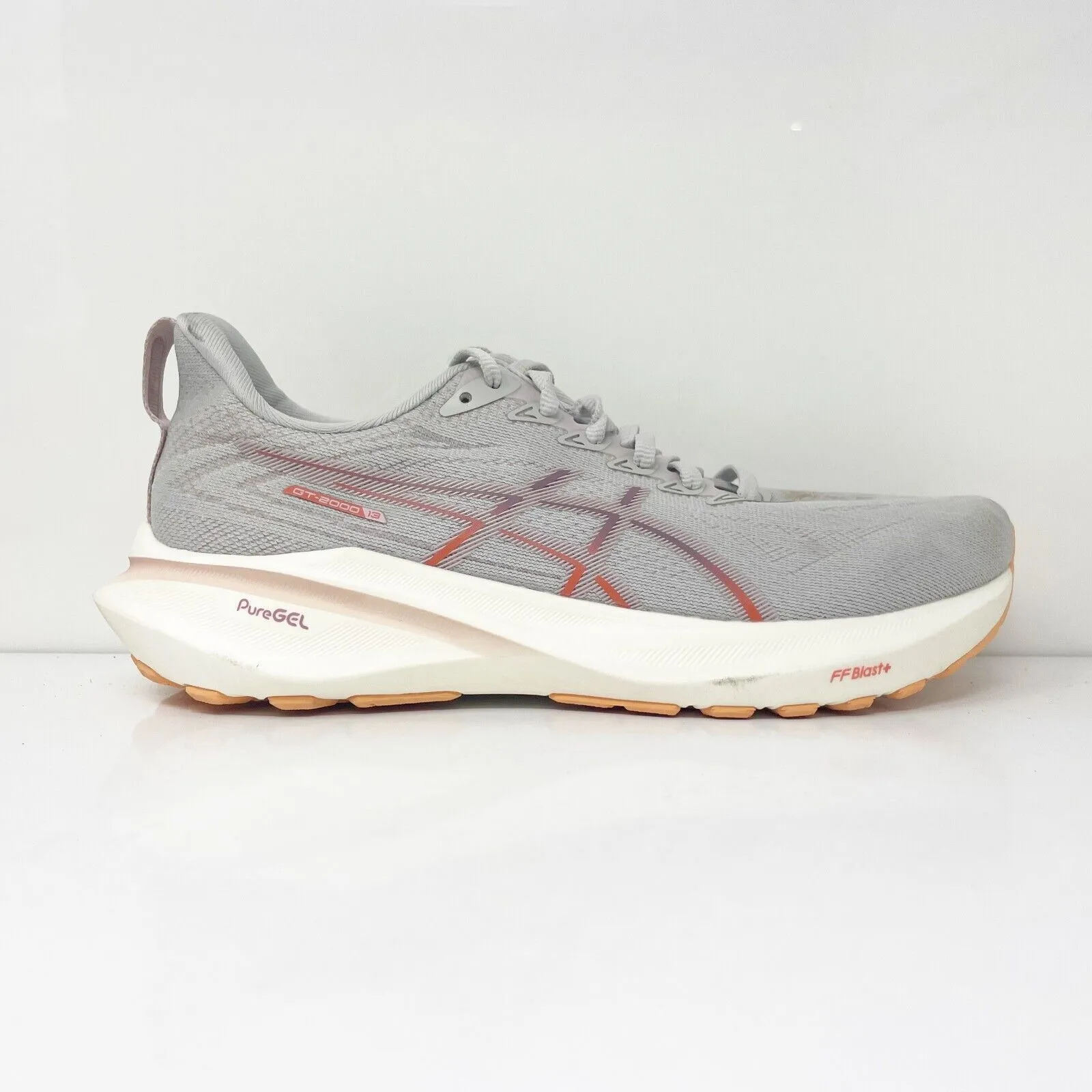 Asics Womens GT 2000 13 1012B666 Gray Running Shoes Sneakers Size 9