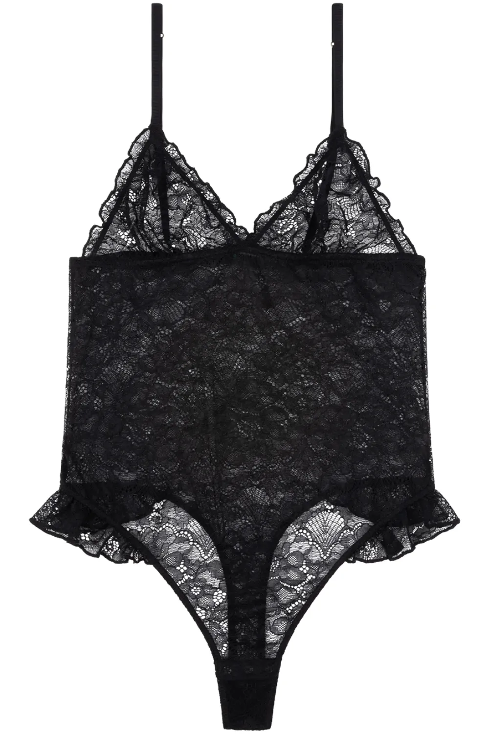 Bibi Stretch Lace Thong Bodysuit