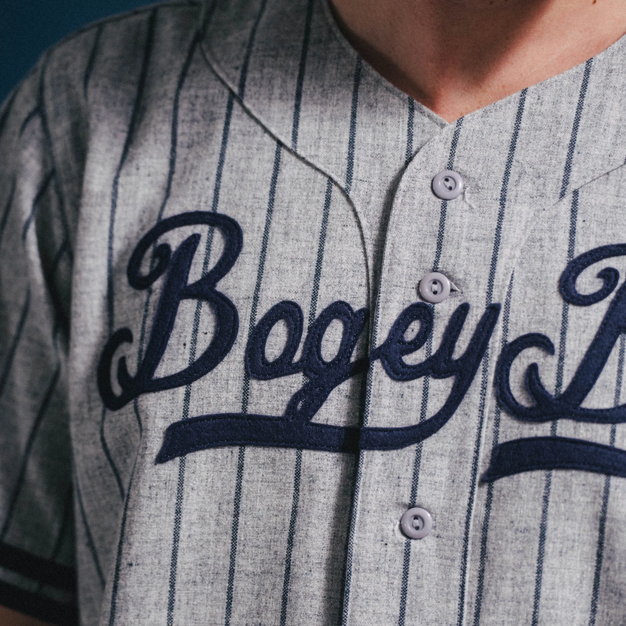 Bogey Boys x EFF Flannel Button-Up Rose Jersey - Grey