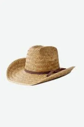 Brixton Houston Straw Cowboy Hat - Natural