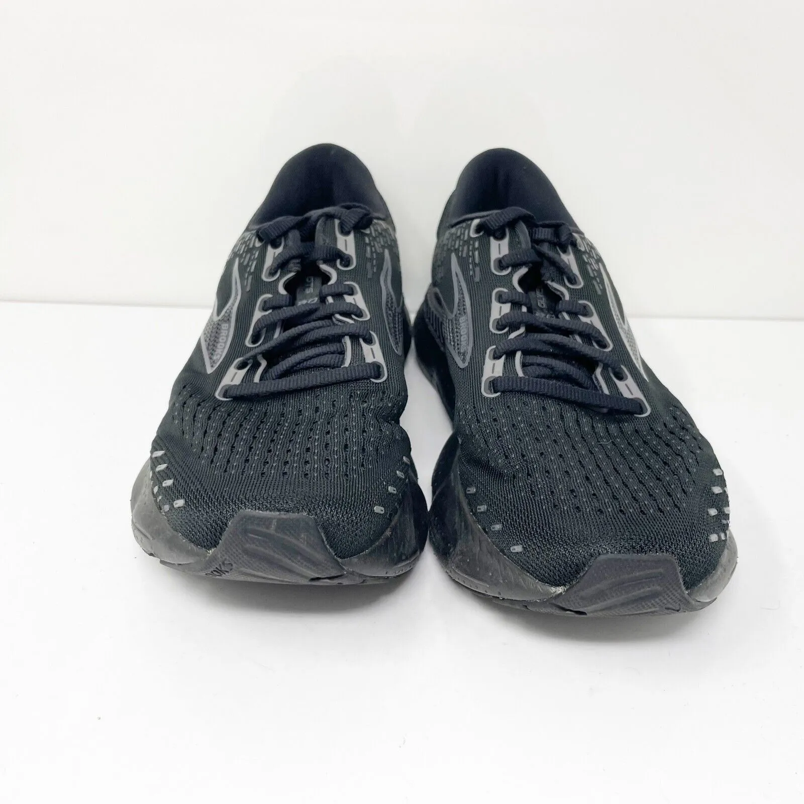 Brooks Mens Glycerin GTS 20 1103832E020 Black Running Shoes Sneakers Size 8 2E