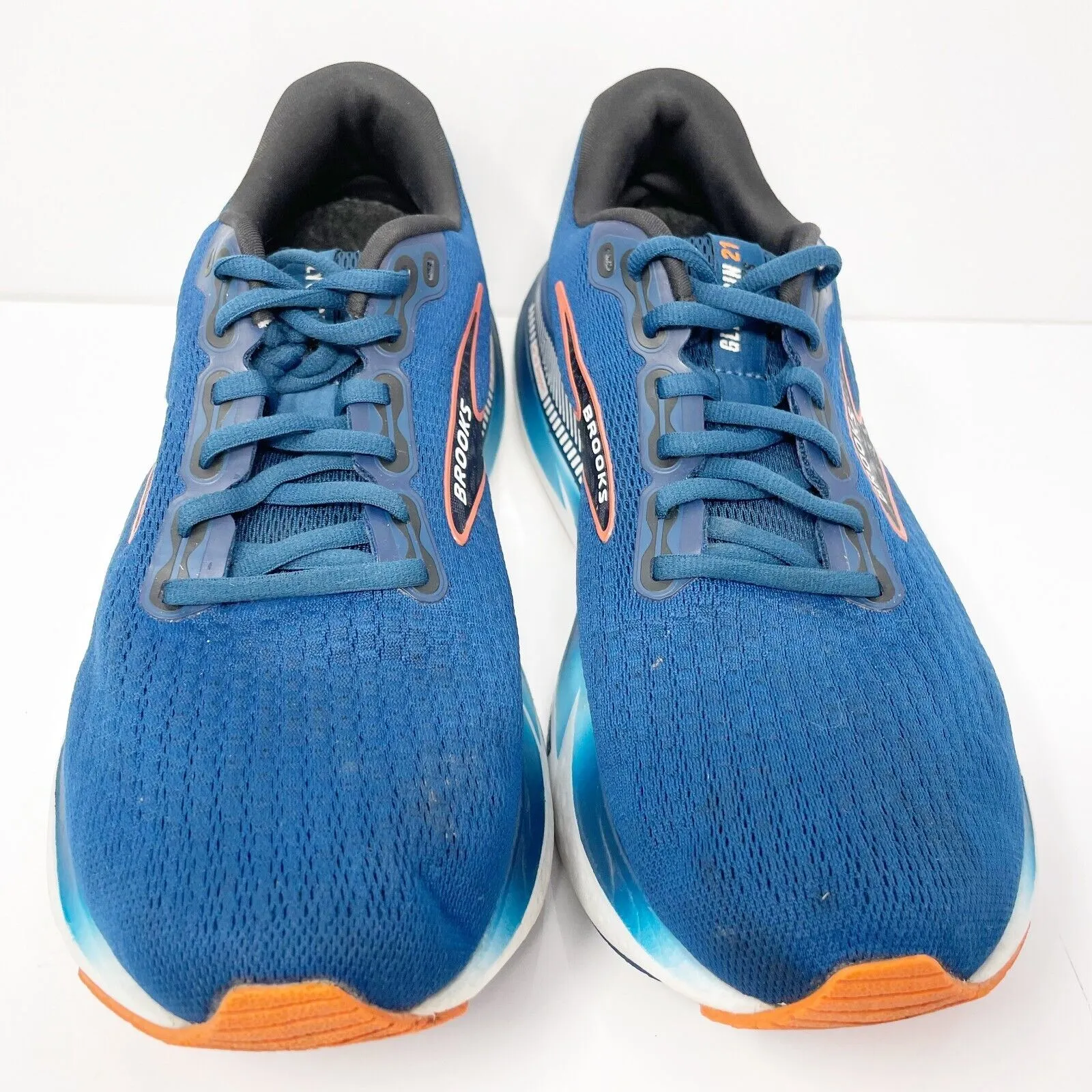 Brooks Mens Glycerin GTS 21 1104201D474 Blue Running Shoes Sneakers Size 9.5 D