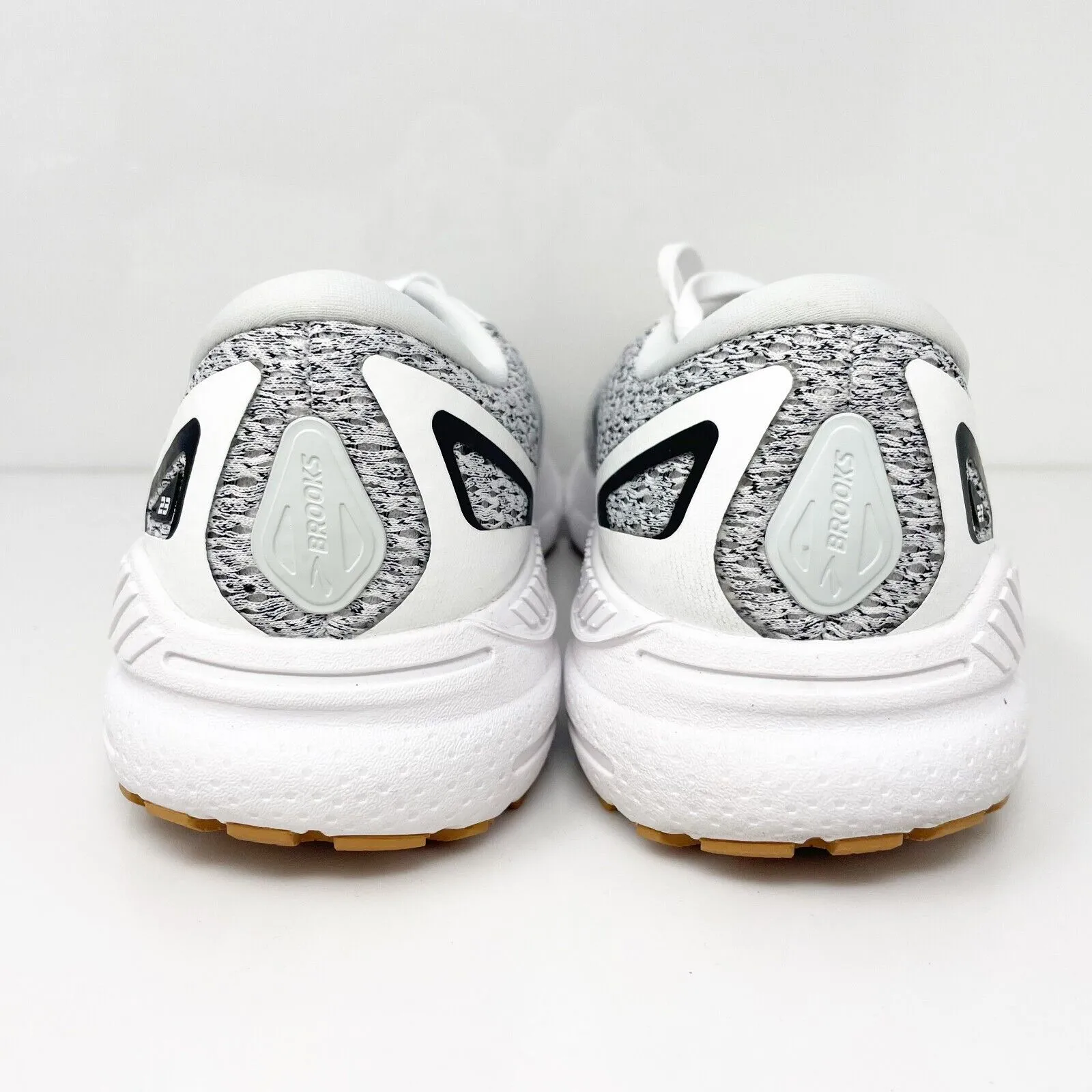 Brooks Womens Adrenaline GTS 23 1203811B112 White Running Shoes Sneakers Sz 10 B