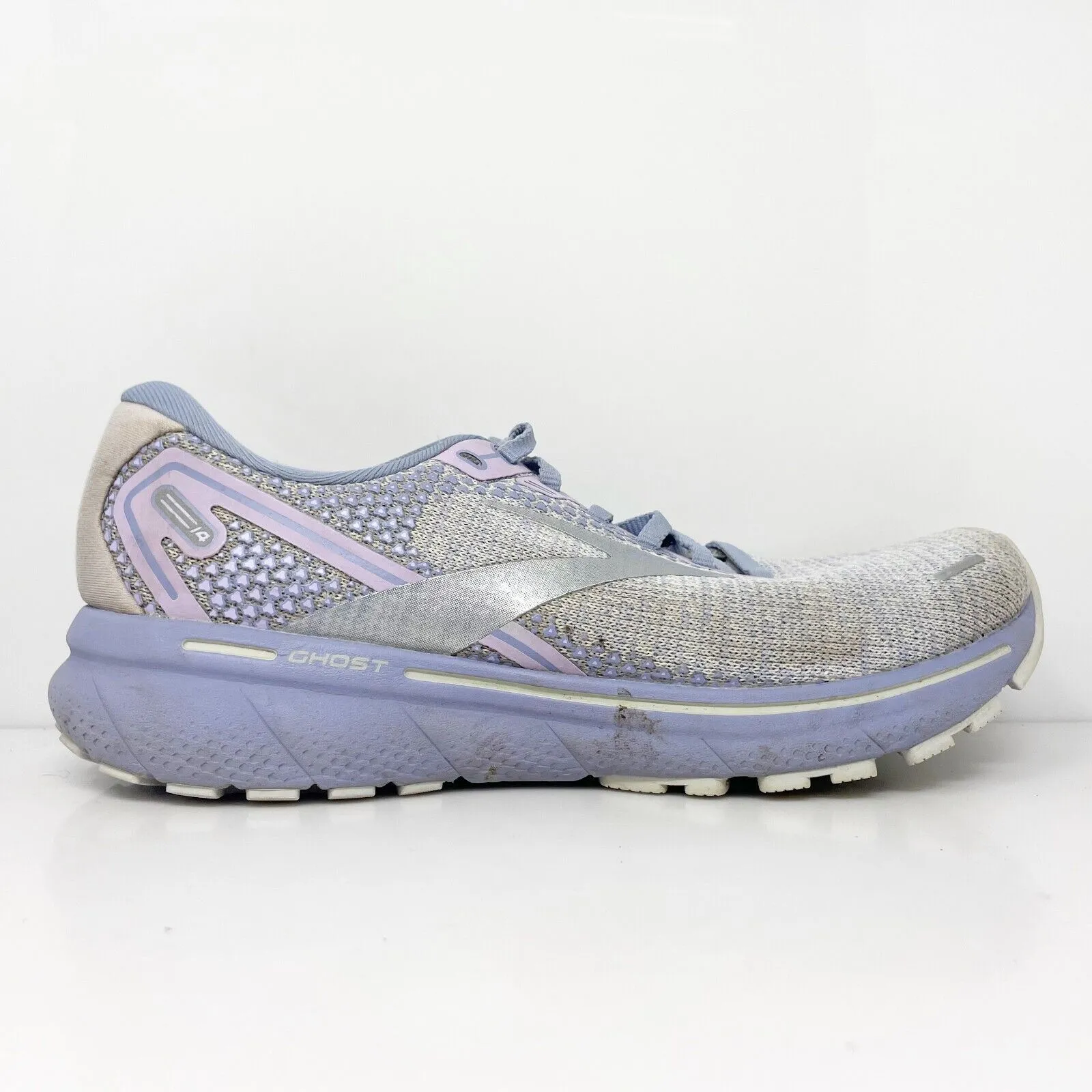 Brooks Womens Ghost 14 1203561B566 Purple Running Shoes Sneakers Size 8.5 B