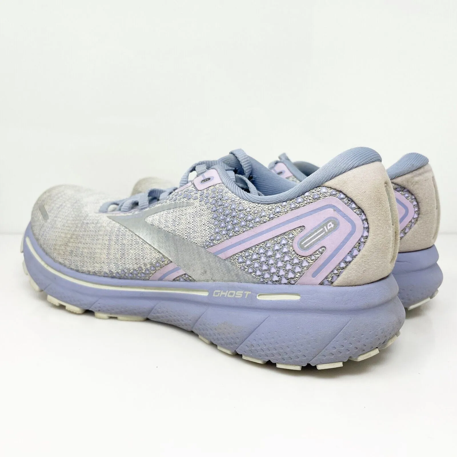 Brooks Womens Ghost 14 1203561B566 Purple Running Shoes Sneakers Size 8.5 B