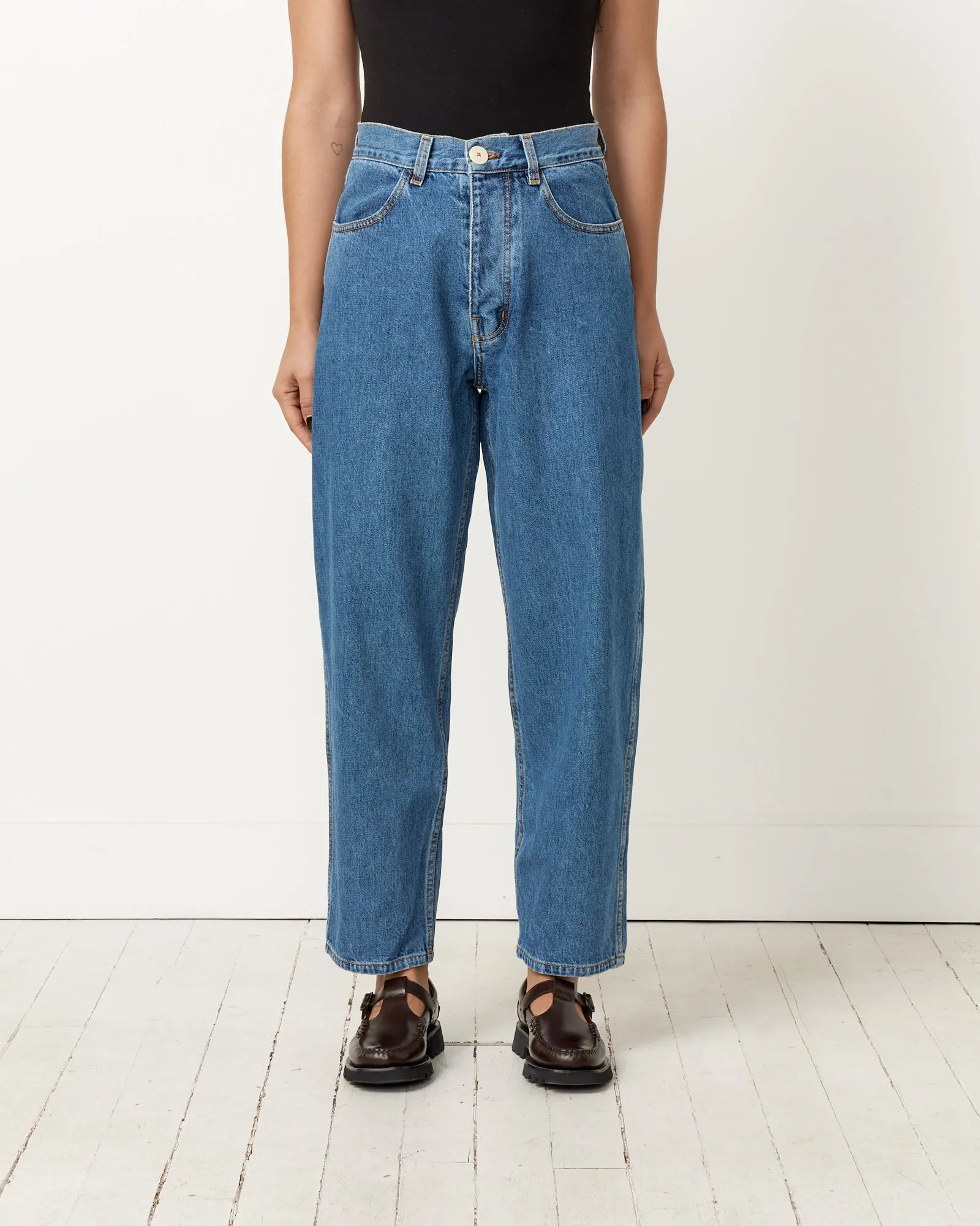 California Wide Pant in Cowboy Blue