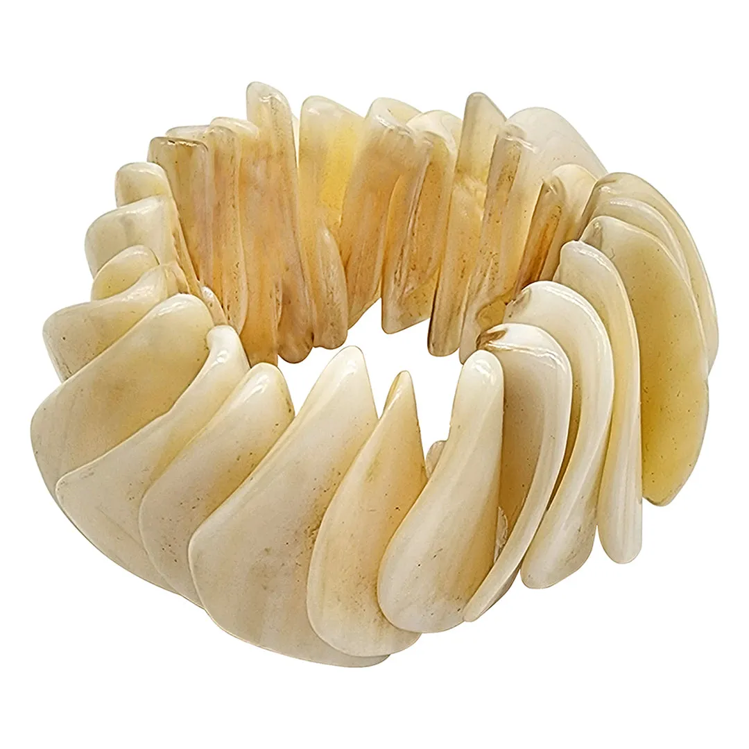 Chunky Shell Stretch Bracelet