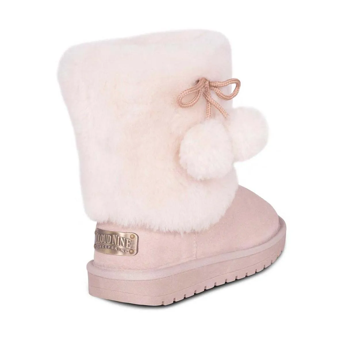 Cloud Nine Sheepskin Ladies Pom Pom Sheepskin Boots