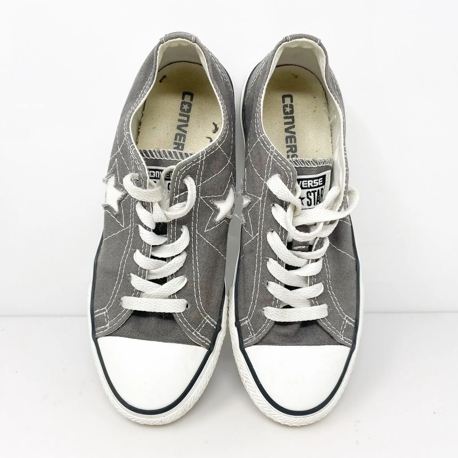 Converse Womens One Star 503653FT Gray Casual Shoes Sneakers Size 6