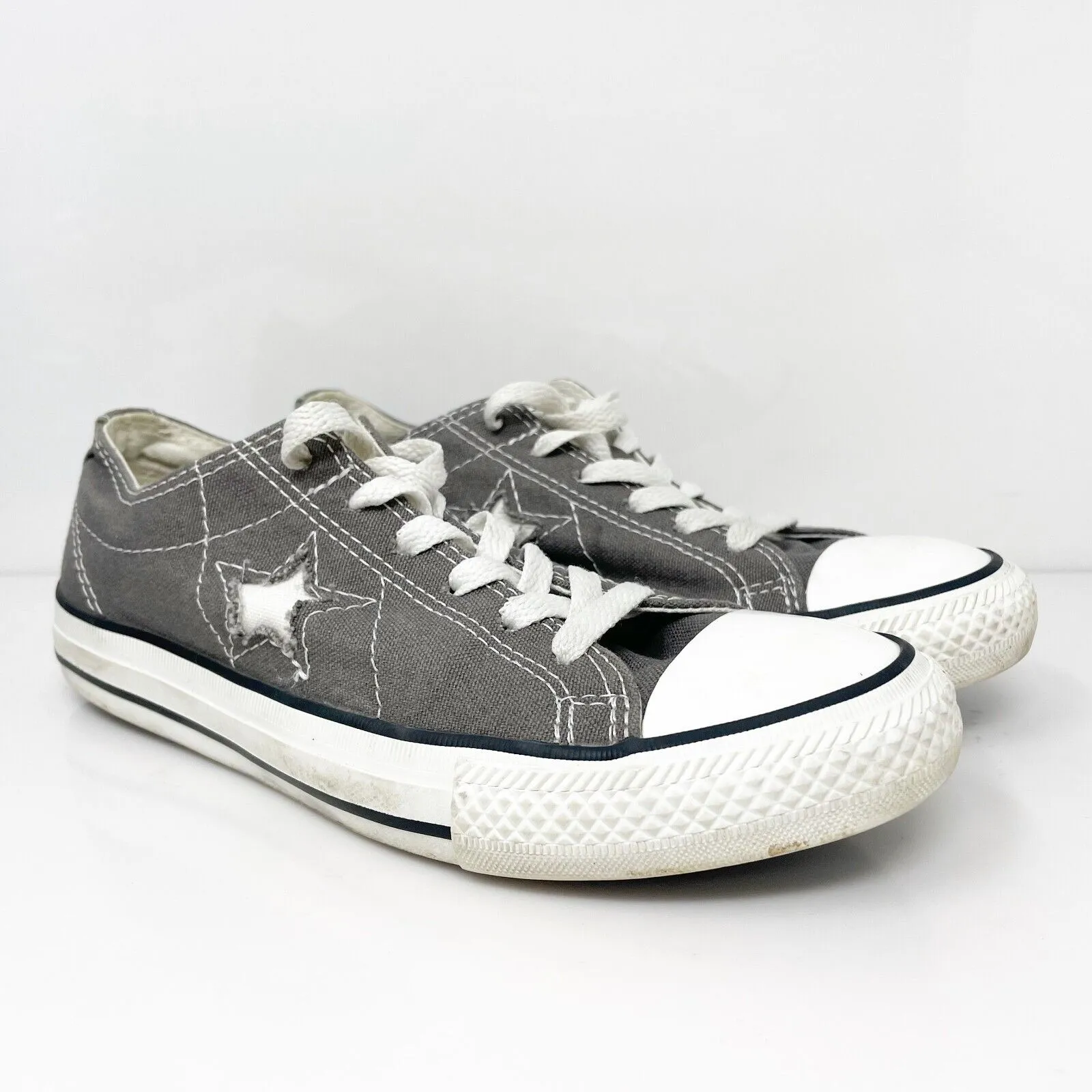 Converse Womens One Star 503653FT Gray Casual Shoes Sneakers Size 6