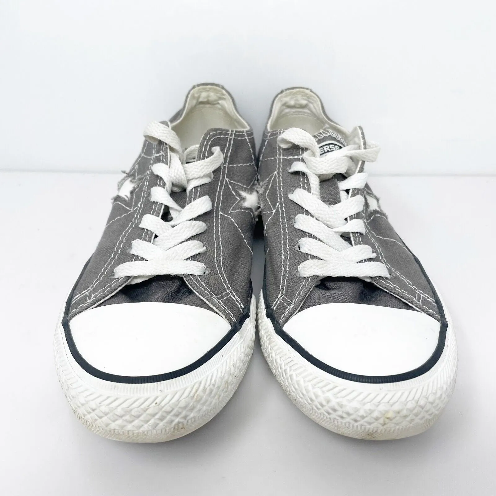 Converse Womens One Star 503653FT Gray Casual Shoes Sneakers Size 6