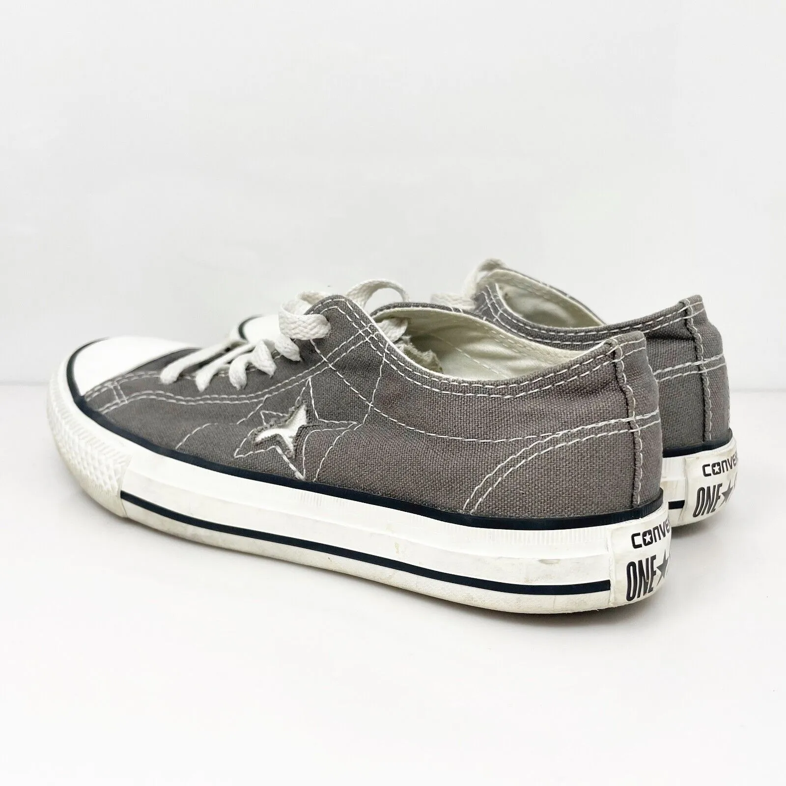 Converse Womens One Star 503653FT Gray Casual Shoes Sneakers Size 6