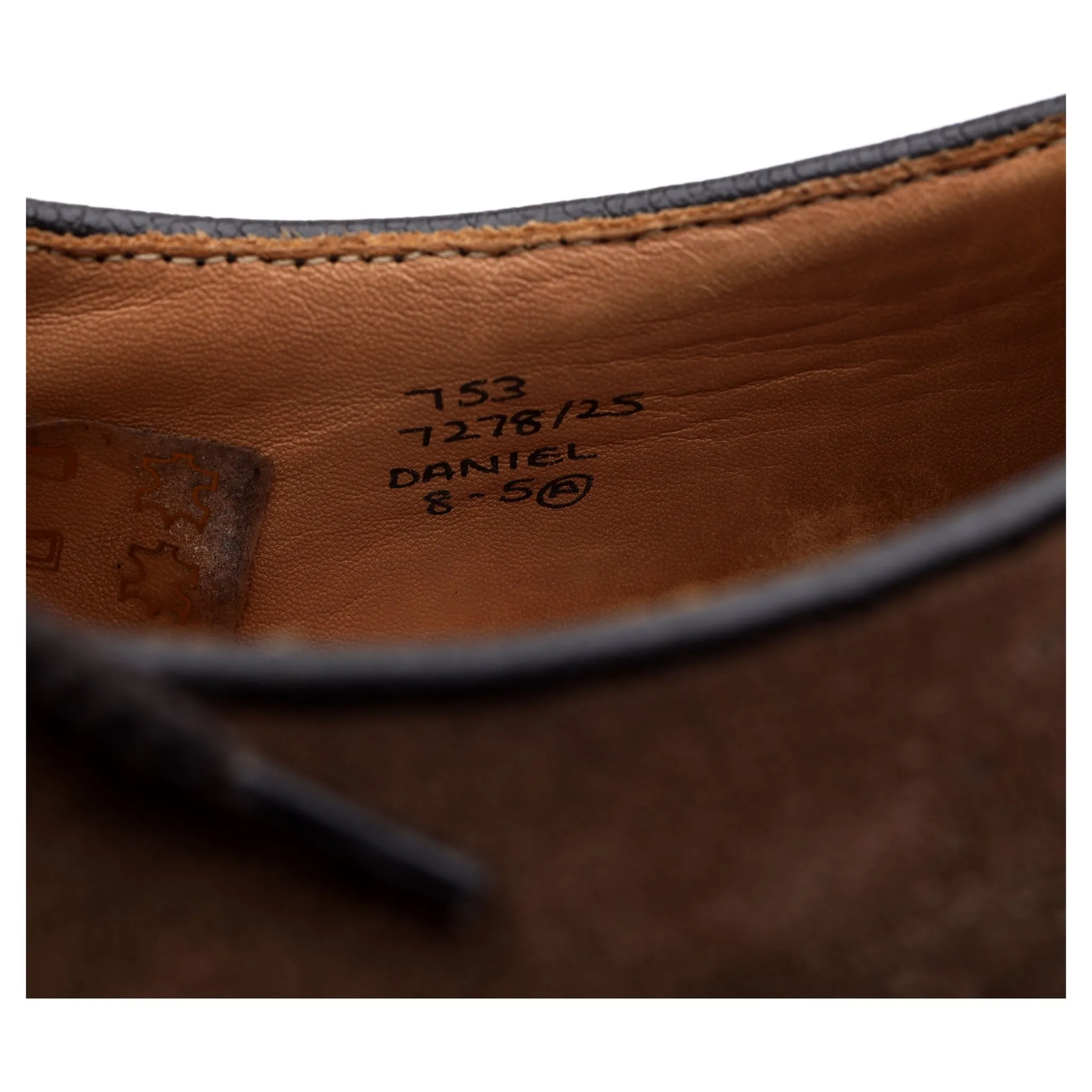 'Daniel' Light Brown Suede Derby UK 8