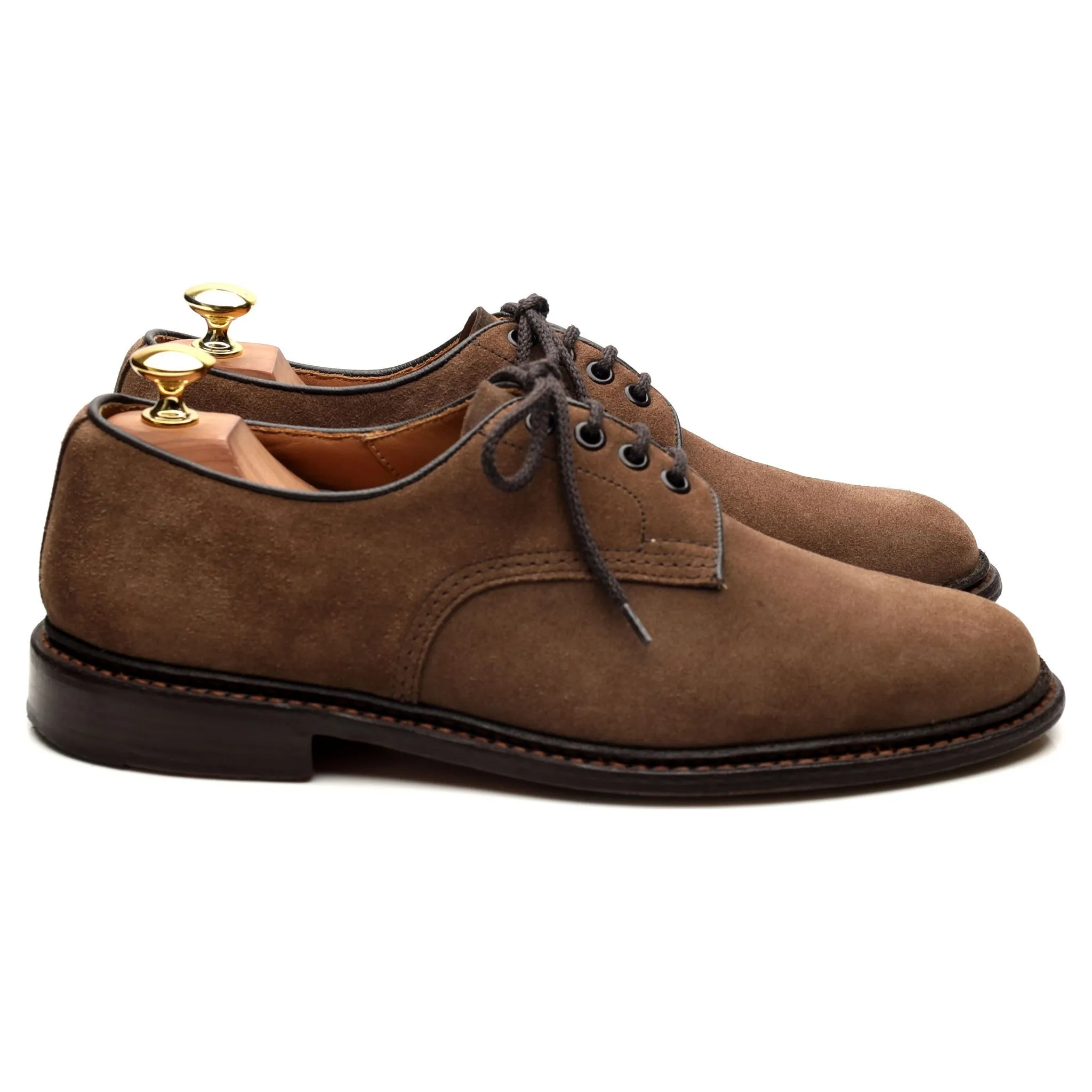 'Daniel' Light Brown Suede Derby UK 8