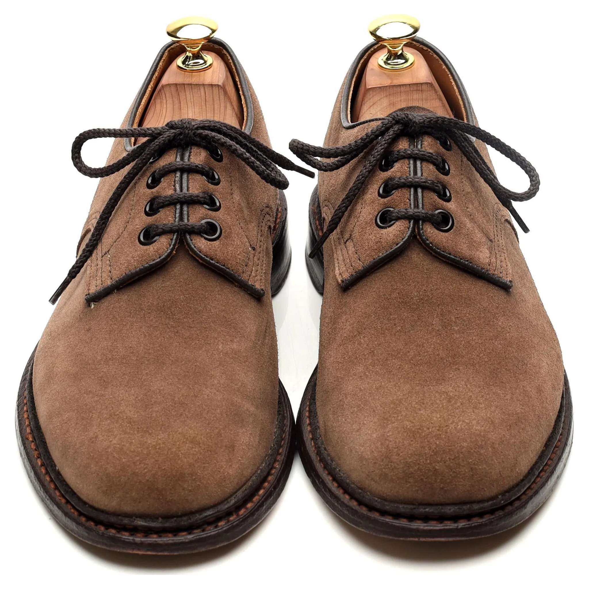 'Daniel' Light Brown Suede Derby UK 8