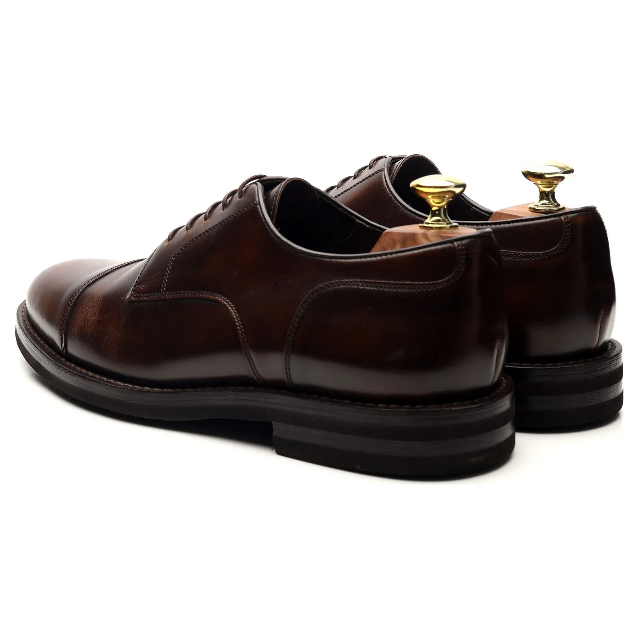 Dark Brown Leather Derby UK 7 EU 41