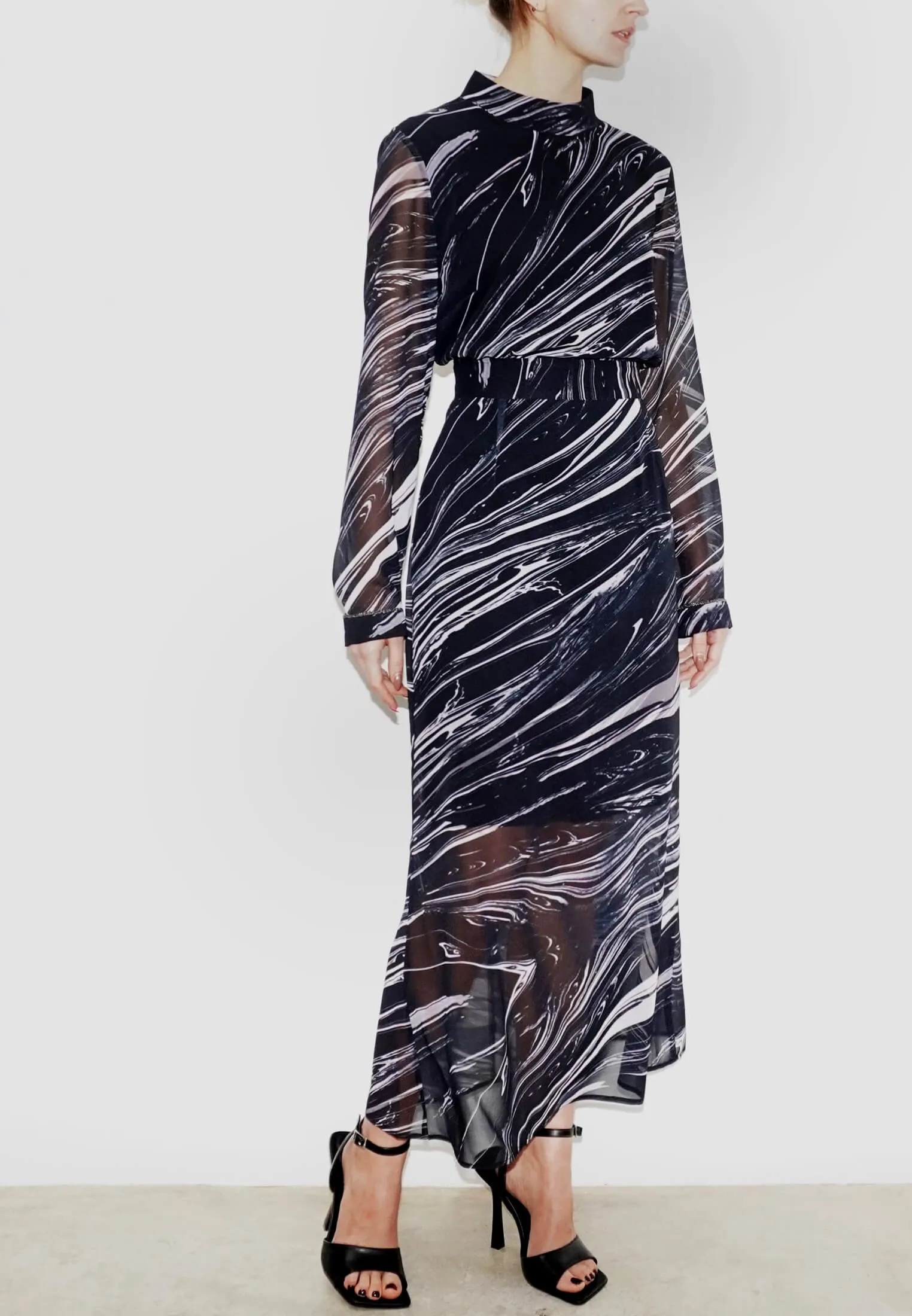 DAZZLE DRESS ALABASTER