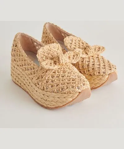 Dolce Vita Jaka Sneakers Lt Natural Raffia