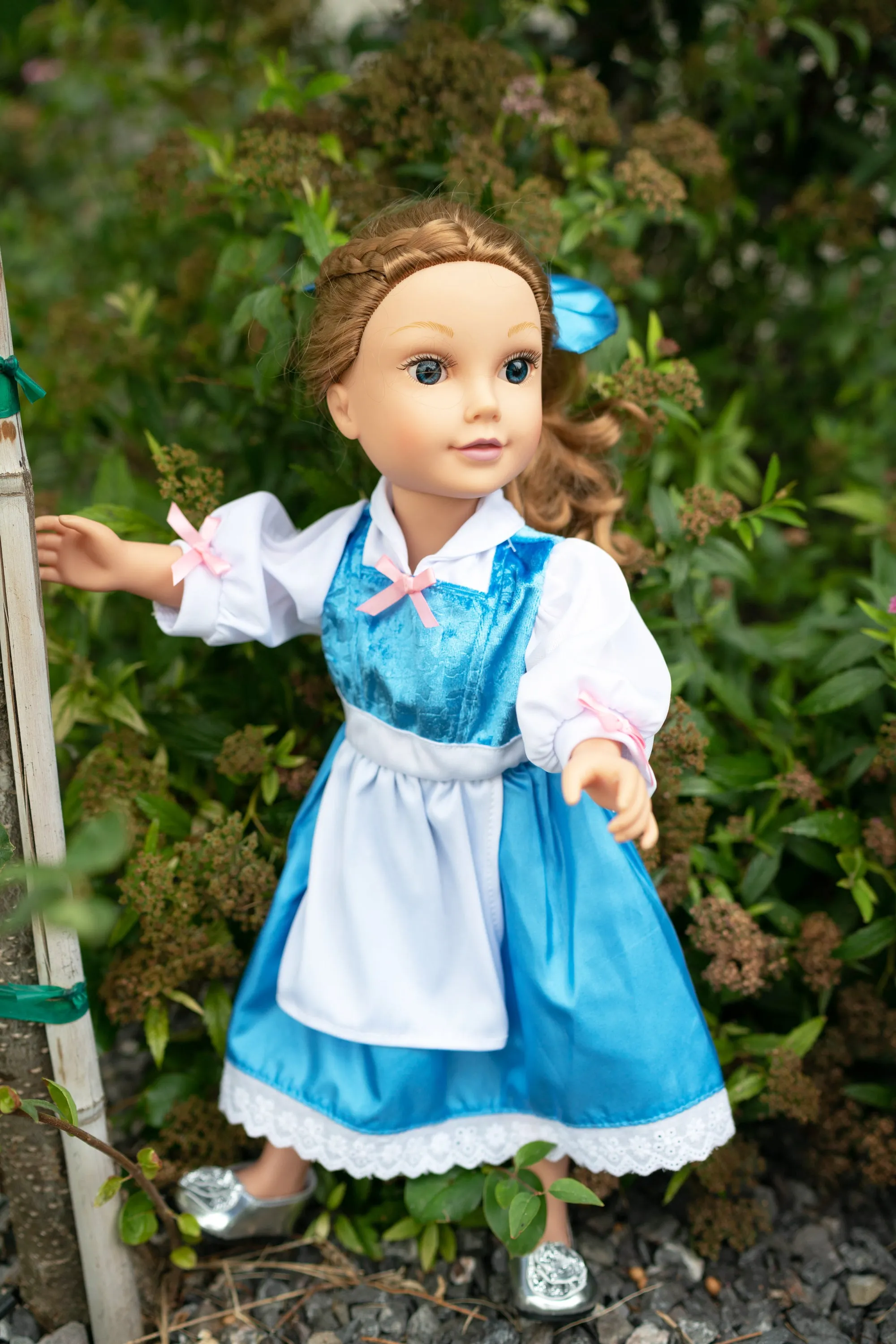 Doll Dress Beauty Day Dress with Hair Bow