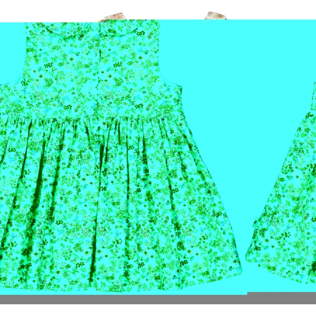 Dress Eila - eggshell flowers