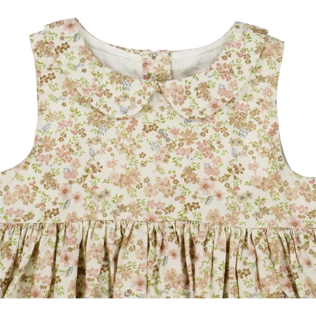 Dress Eila - eggshell flowers