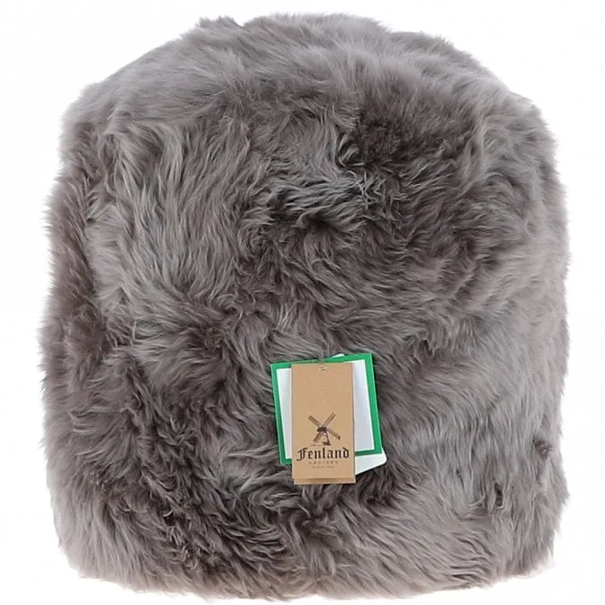 Fenland Sheepskin Pouffe Stool Mink: FF-POUFFE