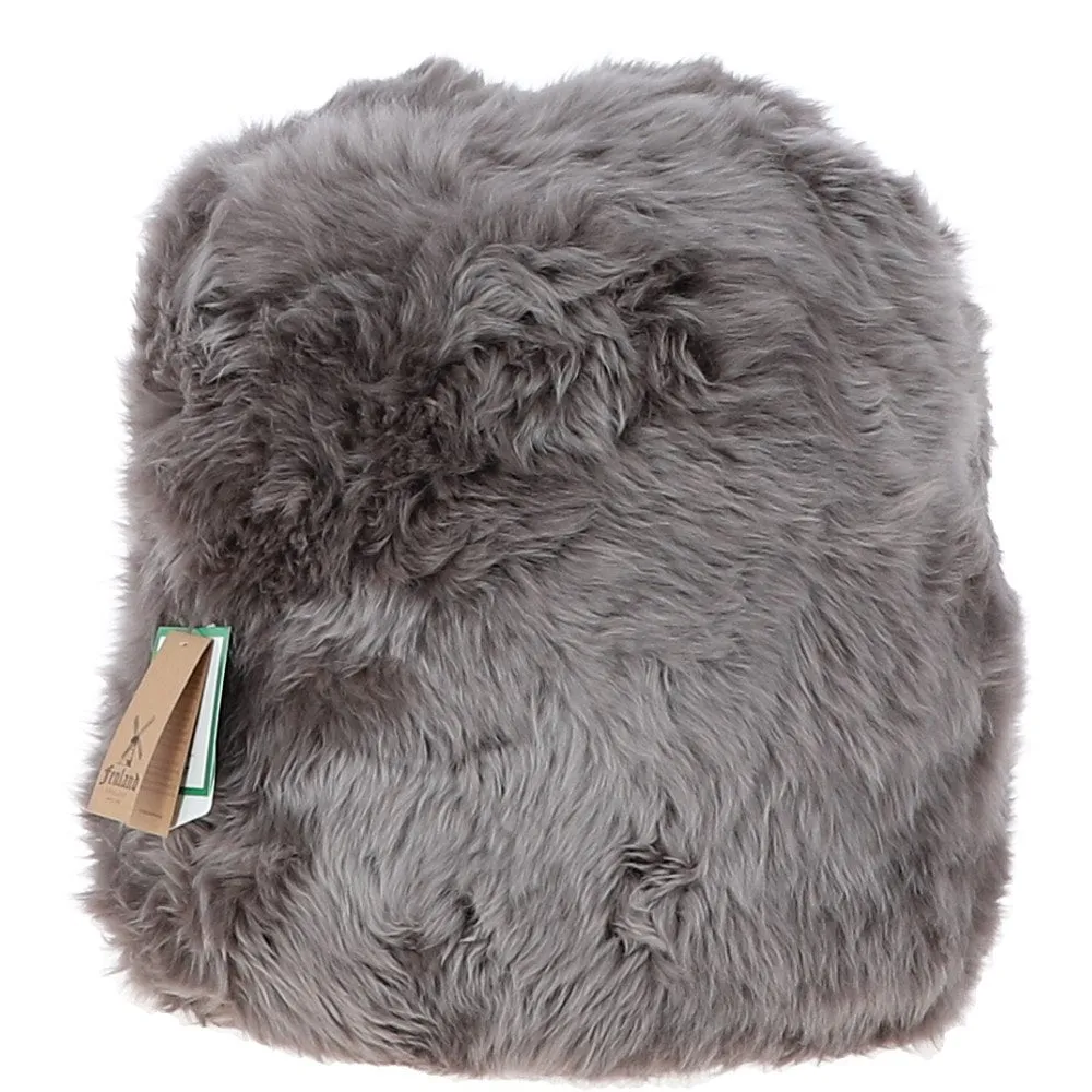 Fenland Sheepskin Pouffe Stool Mink: FF-POUFFE