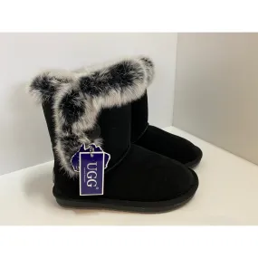 Fur Trim Classic Sheepskin Boots