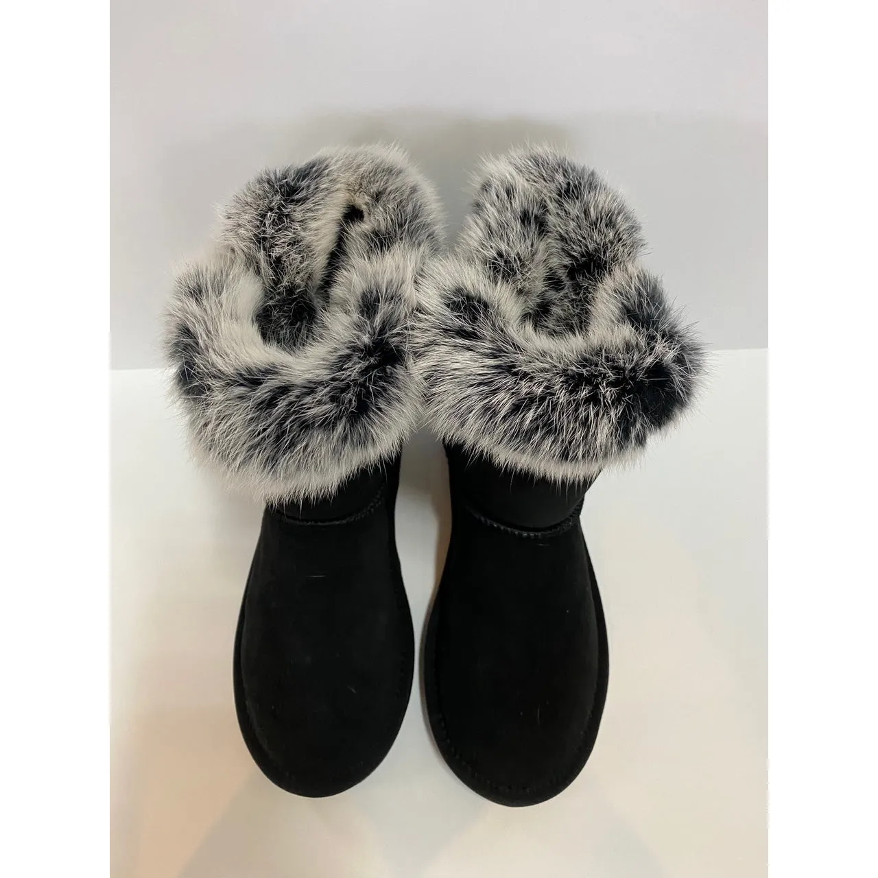 Fur Trim Classic Sheepskin Boots