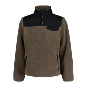 GANT Fleece Button Desert Brown 2067006