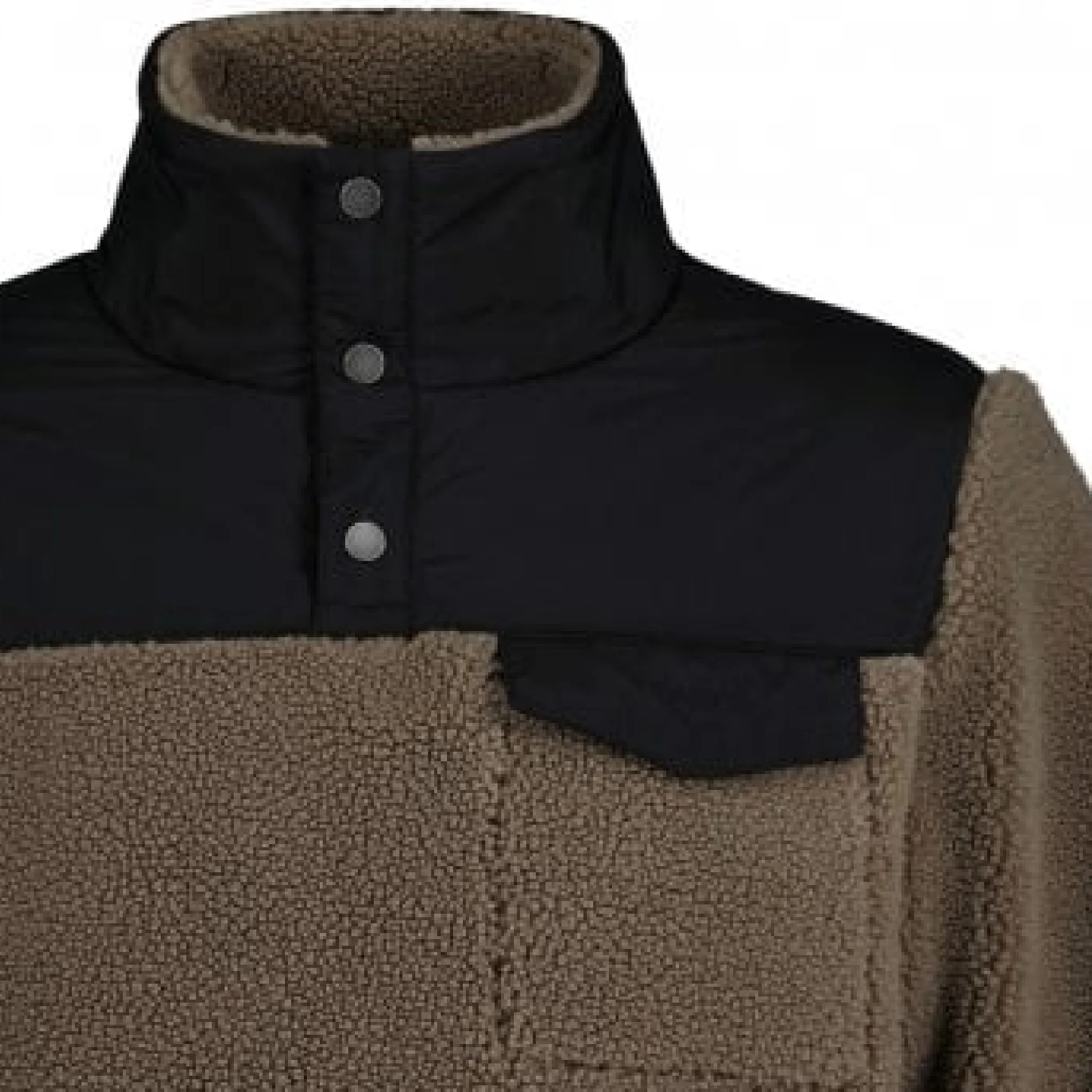 GANT Fleece Button Desert Brown 2067006