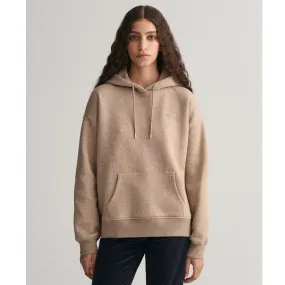 GANT Relaxed Fit Shield Hoodie 4654 Desert Brown