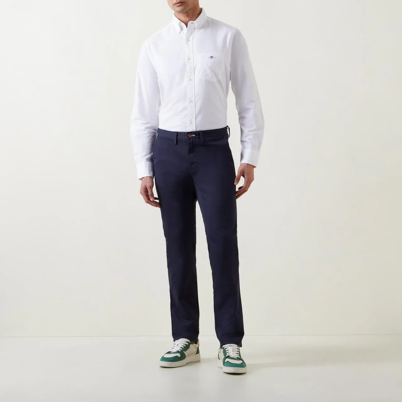 GANT The Sustainable Edit Slim-Fit Twill Chinos - Navy