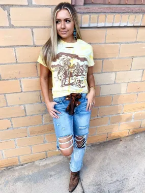 GINA Golden Cowboy Tee