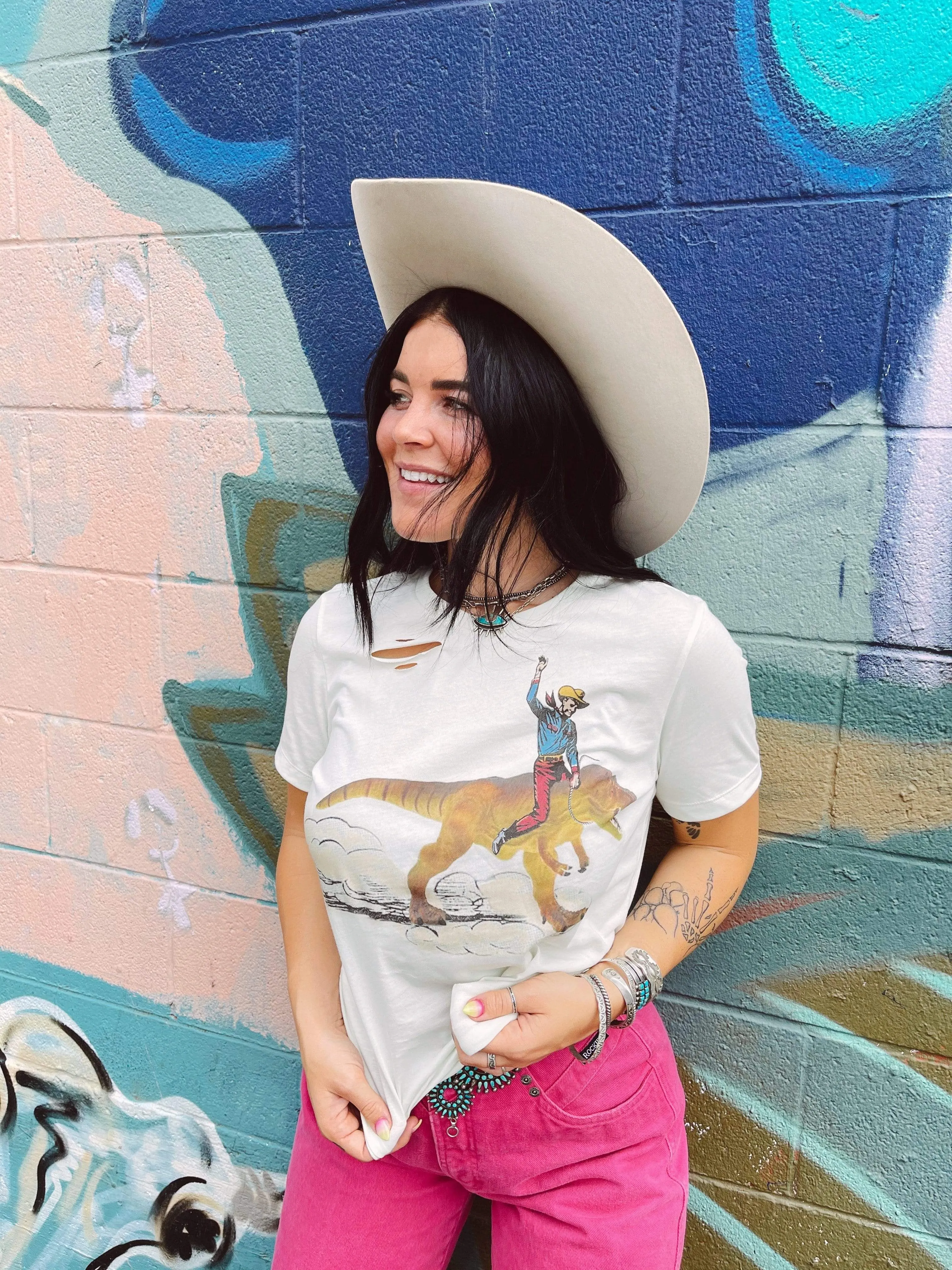 GINA TRex Cowboy Tee