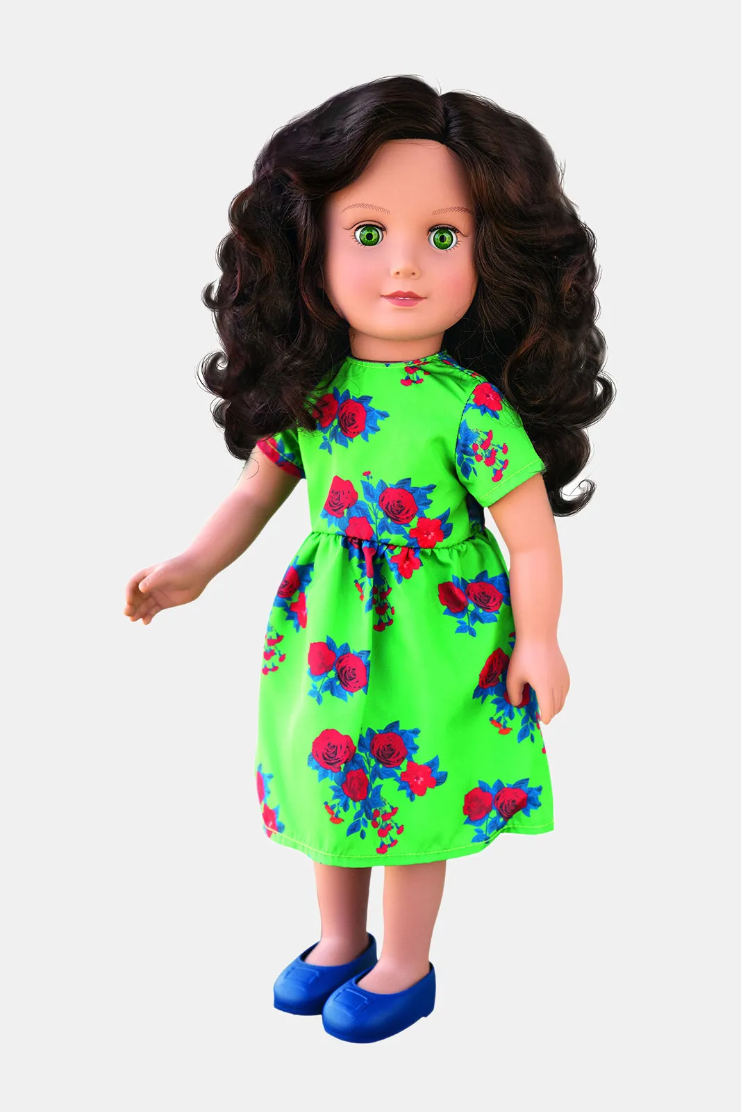 Girls Hayati Girl Doll Jeddah Green Dress