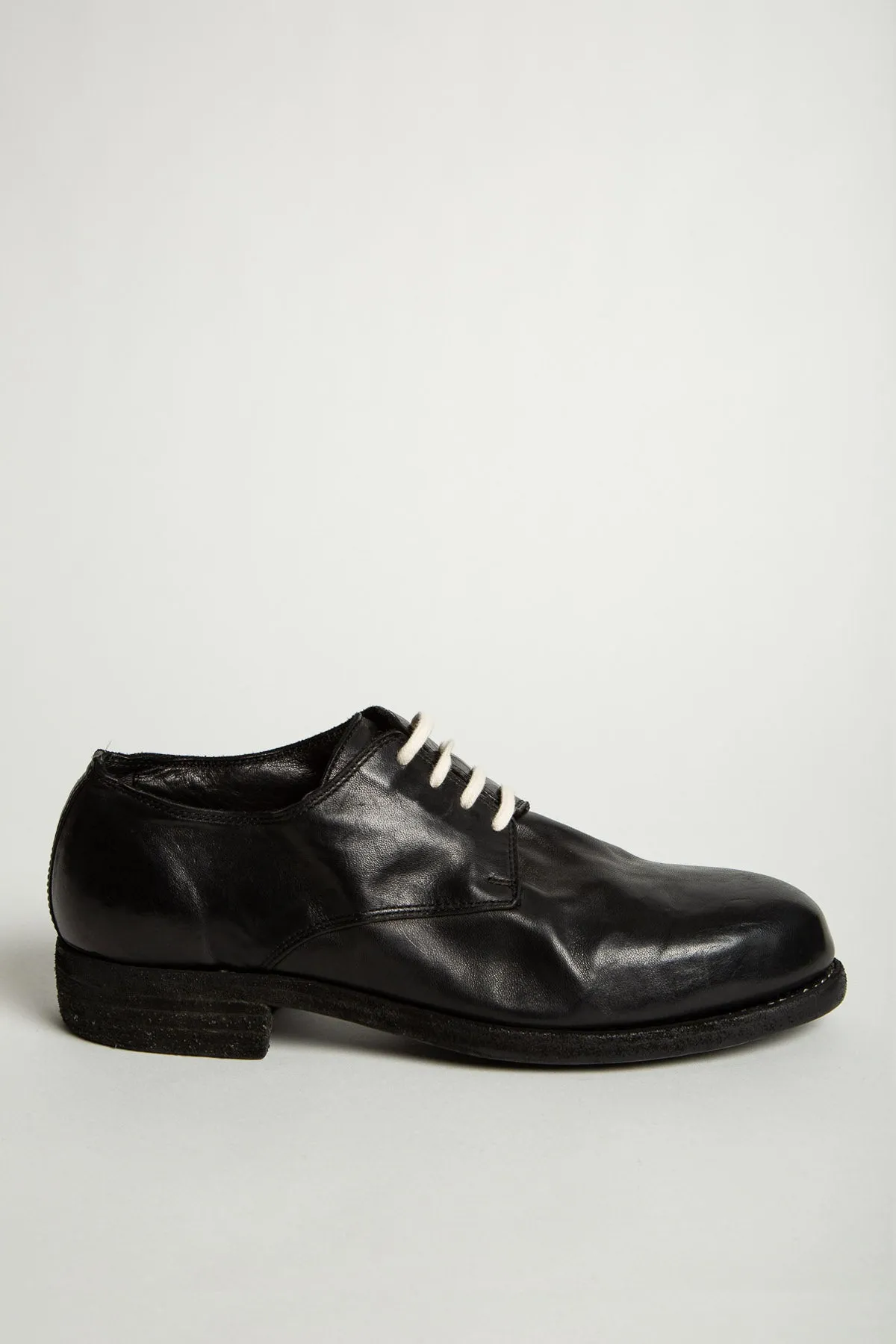 GUIDI | CONTRAST LACING DERBY SHOES