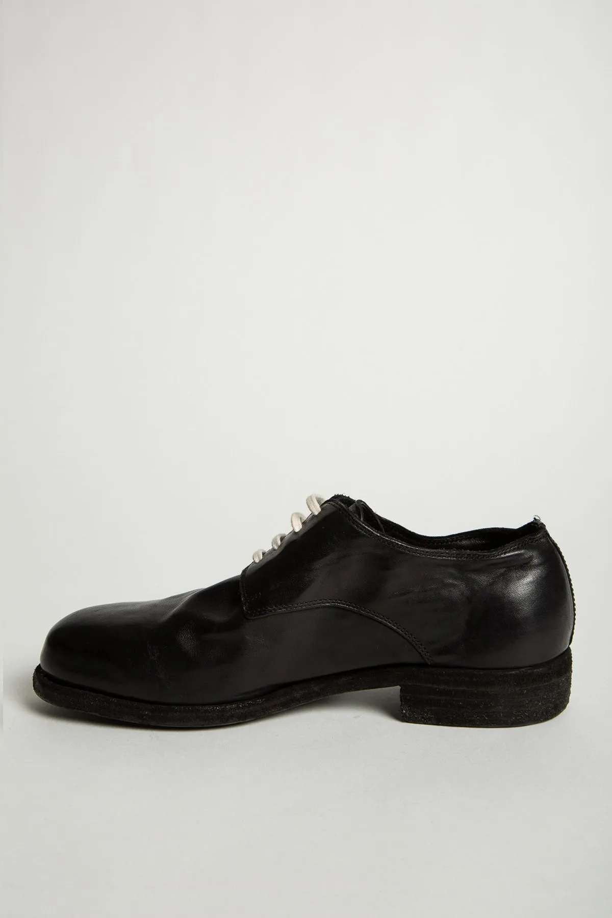 GUIDI | CONTRAST LACING DERBY SHOES