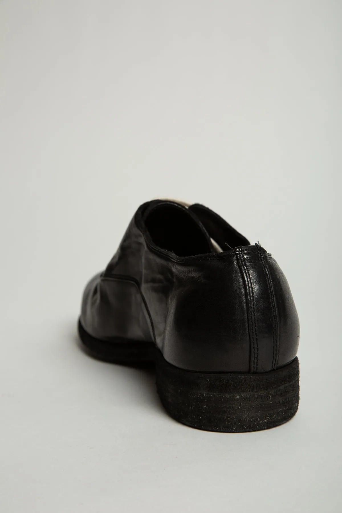 GUIDI | CONTRAST LACING DERBY SHOES