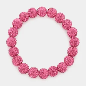 iLLASPARKZ Shamballa Ball Stretch Bracelet