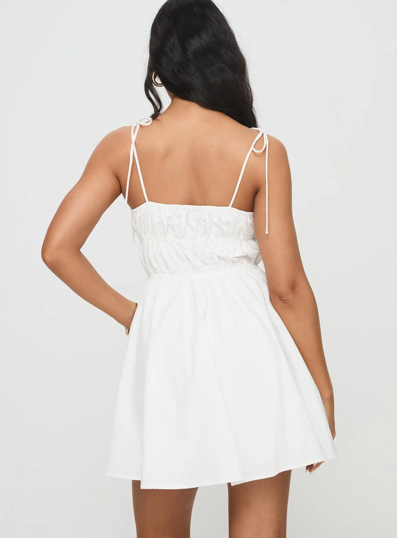 Jacksonne Mini Dress White