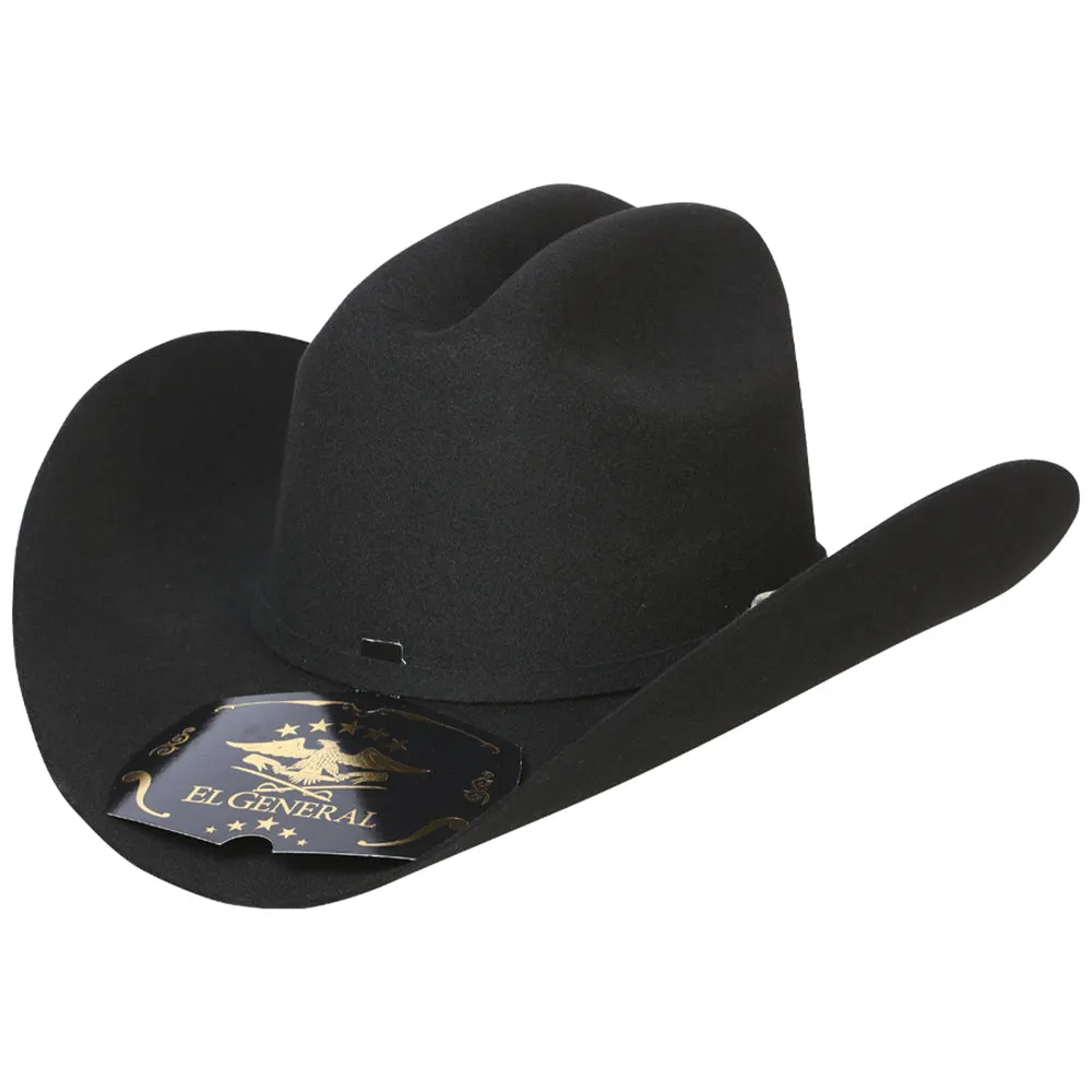 Julion Black Cowboy Felt Hat