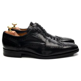 'Larry' Black Leather Derby Brogues UK 8 G