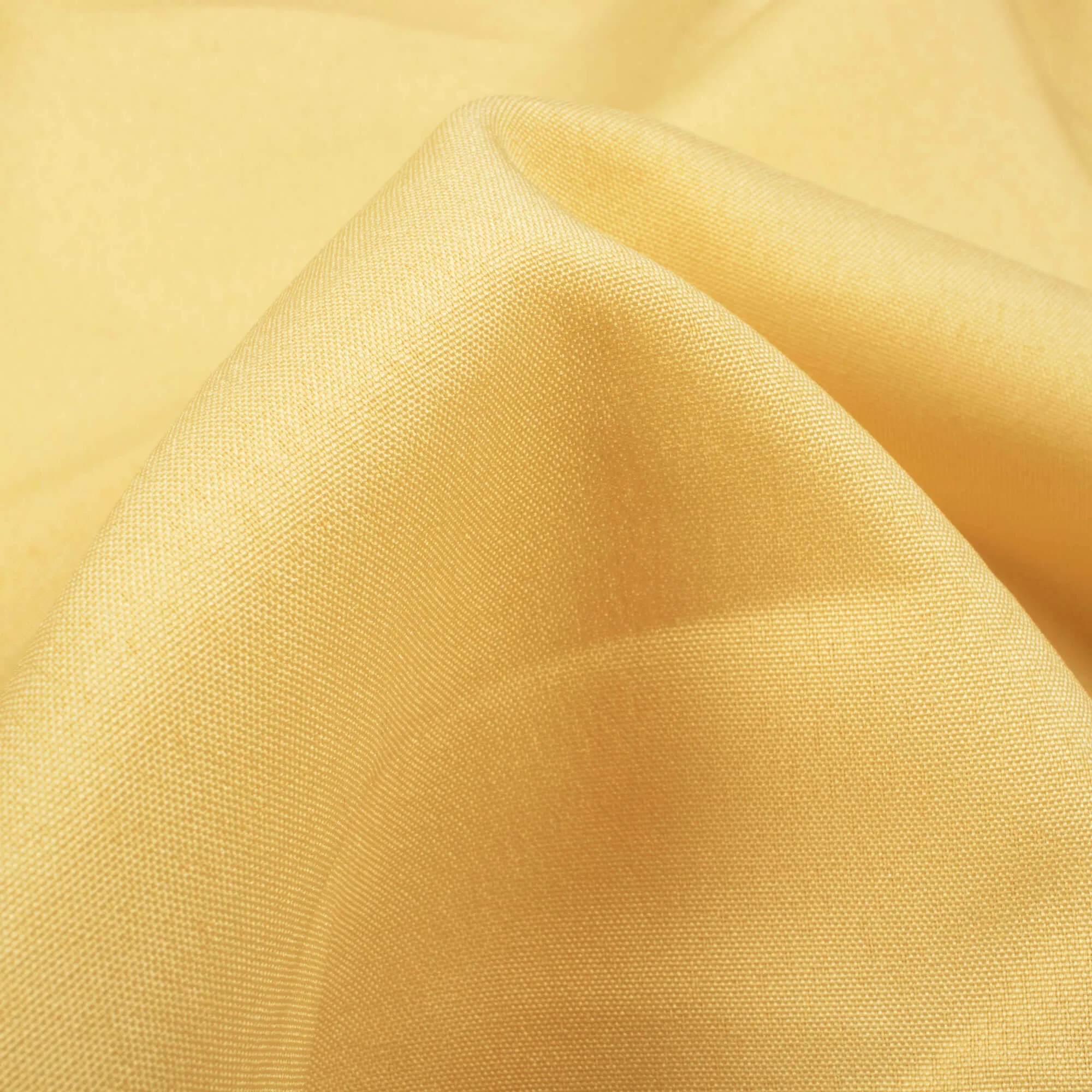 Melow Yellow Plain Lining Butter Crepe Fabric